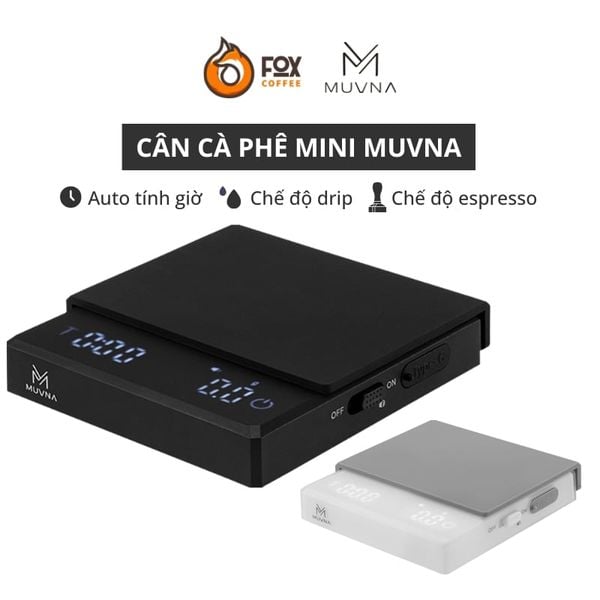 Cân Điện Tử Thông Minh Psyche Pha Cà Phê MUVNA | PSYCHE MINI COFFEE SCALE