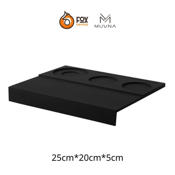 Thảm Bar / Tấm Silicon Hỗ Trợ Nén Cà Phê Espresso Tích Hợp Đế Đỡ Tamper, Distributor MUVNA | Silicone Tamping Mat