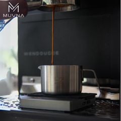 Cốc Đong Cà Phê Espresso Bằng Thép Không Gỉ 100ml MUVNA | Stainless Steel Shot Cup