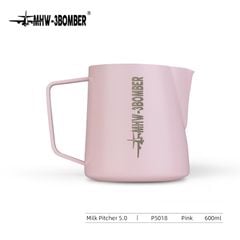 Ca Đánh Sữa Tạo Bọt Inox Cao Cấp Phiên Bản 5.0 Nhiều Màu MHW-3BOMBER 400ml - 500ml - 600ml | 5.0 MILK PITCHER