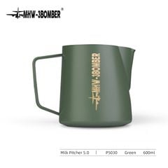 Ca Đánh Sữa Tạo Bọt Inox Cao Cấp Phiên Bản 5.0 Nhiều Màu MHW-3BOMBER 400ml - 500ml - 600ml | 5.0 MILK PITCHER
