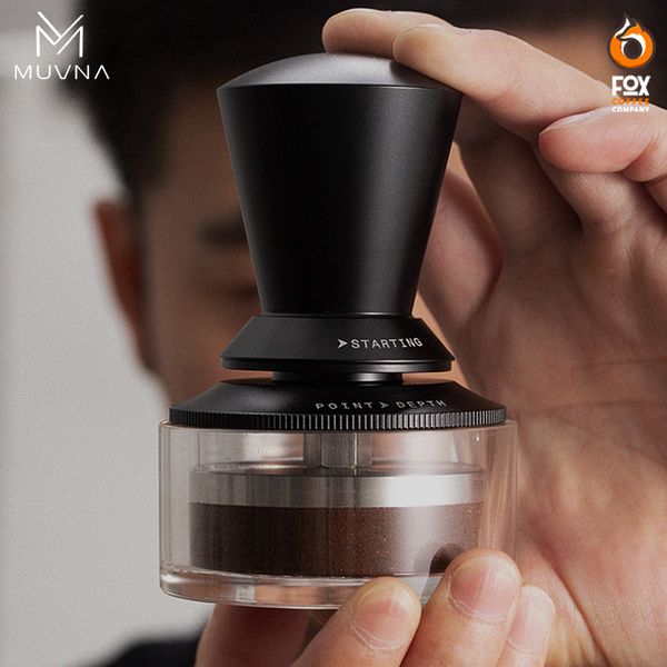 Dụng Cụ Nén Cà Phê Lò Xo Điều Chỉnh Độ Sâu MUVNA Size 58mm, 53mm - Breville, 51mm - Delonghi | Infinitely Adjustable Tamper