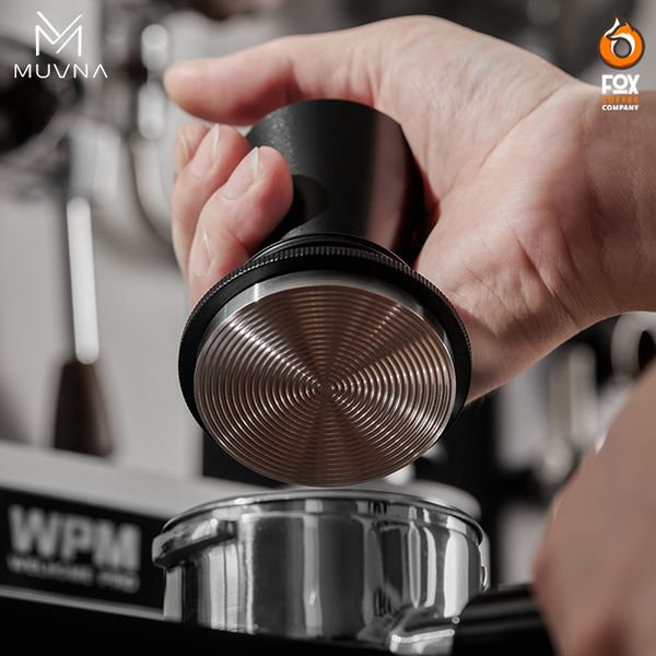 Dụng Cụ Nén Cà Phê Lò Xo Điều Chỉnh Độ Sâu MUVNA Size 58mm, 53mm - Breville, 51mm - Delonghi | Infinitely Adjustable Tamper