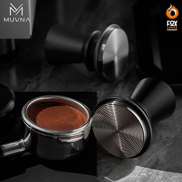 Dụng Cụ Nén Cà Phê Lò Xo Điều Chỉnh Độ Sâu MUVNA Size 58mm, 53mm - Breville, 51mm - Delonghi | Infinitely Adjustable Tamper
