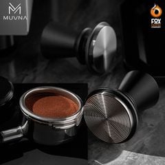 Dụng Cụ Nén Cà Phê Lò Xo Điều Chỉnh Độ Sâu MUVNA Size 58mm, 53mm - Breville, 51mm - Delonghi | Infinitely Adjustable Tamper