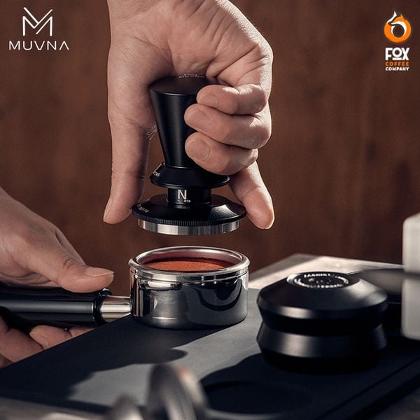 Dụng Cụ Nén Cà Phê Lò Xo Điều Chỉnh Độ Sâu MUVNA Size 58mm, 53mm - Breville, 51mm - Delonghi | Infinitely Adjustable Tamper