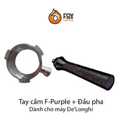 Combo Tay Cầm Gỗ Và Đầu Pha Cà Phê Espresso Inox | Combo Handle and Portafilter body