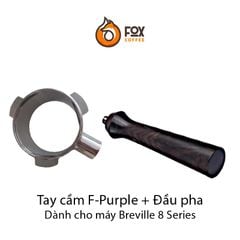 Combo Tay Cầm Gỗ Và Đầu Pha Cà Phê Espresso Inox | Combo Handle and Portafilter body