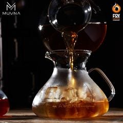Bình Thủy Tinh Đong Cà Phê Awake Server 450ml Có Tay Cầm MUVNA | SHARING POT