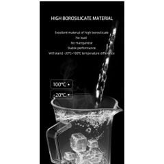 Cốc Thủy Tinh Đong Cà Phê Có Vạch Chia 80ml MHW-3BOMBER | DOUBLE SPOUTS SHOT GLASS