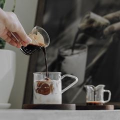 Cốc Thủy Tinh Đong Cà Phê Có Vạch Chia 80ml MHW-3BOMBER | DOUBLE SPOUTS SHOT GLASS