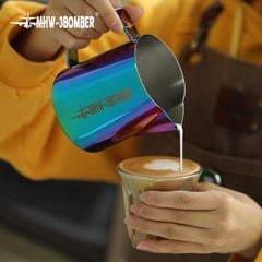 Ca Đánh Sữa Tạo Bọt Inox Cao Cấp Phiên Bản 5.0 Nhiều Màu MHW-3BOMBER 400ml - 500ml - 600ml | 5.0 MILK PITCHER