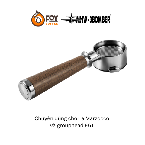 Tay Cầm Không Đáy 58mm Chuyên Dùng Cho Máy Pha Cà Phê LA MARZOCCO MHW-3BOMBER | BOTTOMLESS LA MARZOCCO PORTAFILTER