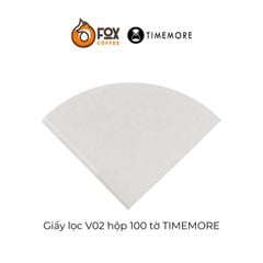 Giấy Lọc Pha Cà Phê V02 Hộp 100 Tờ TIMEMORE | COFFEE PAPER FILTER V02
