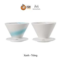 Phễu Pha Cà Phê Drip/Pour Over Bằng Gốm Sứ V60 Xingwo MUVNA |  Xingwo V60 Ceramic Filter