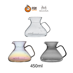 Bình Thủy Tinh Đong Cà Phê Awake Server 450ml Có Tay Cầm MUVNA | SHARING POT