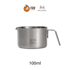 Cốc Đong Cà Phê Espresso Bằng Thép Không Gỉ 100ml MUVNA | Stainless Steel Shot Cup