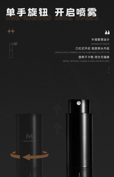 Bình / Chai Xịt Tĩnh Điện Xay Cà Phê 10ml MUVNA | Spray Bottle
