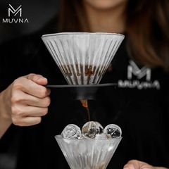 Combo Pha Cà Phê Pour Over Ấm Cổ Ngỗng, Phễu Nhựa, Bình Đong Cà Phê MUVNA | Combo Kettle, Dripper, Server for Pour Over Coffee