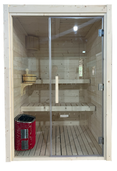 Phòng xông hơi cửa kính toàn phần