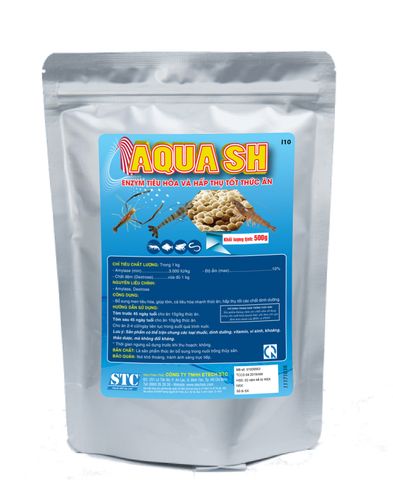 AQUA SH – Enzym tiêu hóa và hấp thụ tốt thức ăn.
