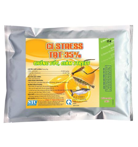 CI STRESS TẠT 35%– Vitamin Chống sốc, giảm stress cho tôm cá