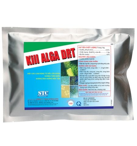 Diệt các loại rong từ gốc lên ngọn, không thối nước, không ảnh hưởng đến tôm