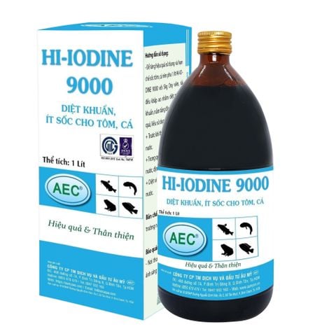 Hi-IODINE 9000 | XÁC KHUẨN NHANH, KHÔNG GÂY SỐC, PHÒNG BỆNH XUẤT HUYẾT