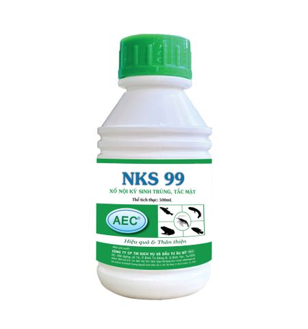 NKS 99 - Xổ nội ký sinh trùng, tắc mật cho tôm, cá, ếch, lươn.