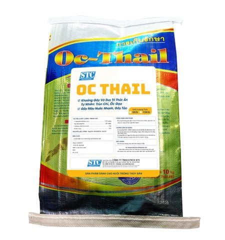 OC THAIL– Khoáng gây và duy trì thức ăn tự nhiên: trùn chỉ, ốc gạo, gây màu nước nhanh, gây tảo cho tôm cá