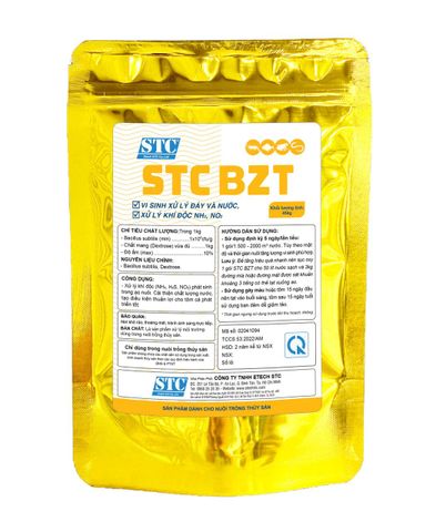 STC BZT Vi sinh xử lý đáy và nước, xử lý khí độc NH3, NO2