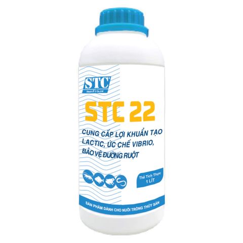 STC 22 Cung cấp lợi khuẩn tạo lactic, ức chế  vibrio, bảo vệ đường ruột