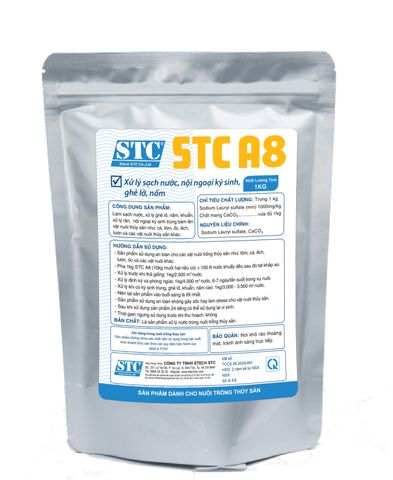 STC A8-Xử lý ghẻ lở, nấm, khuẩn, xử lý rận,  nội ngoại ký sinh trùng