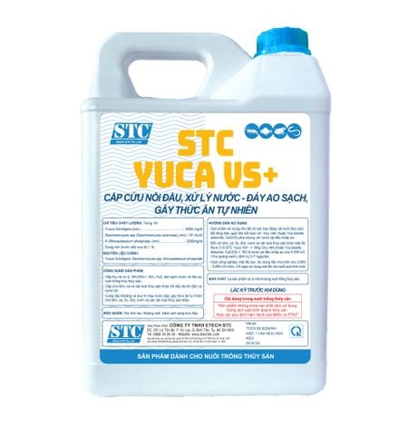 STC YUCA VS+ Cấp cứu nổi đầu, xử lý nước - đáy ao sạch, gây thức ăn tự nhiên.