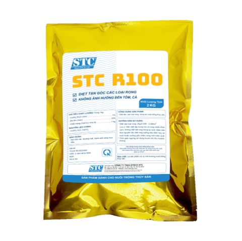 STC R100 Diệt tận gốc các loại rong, không ảnh hưởng đến tôm Gói 2kg Etech STC