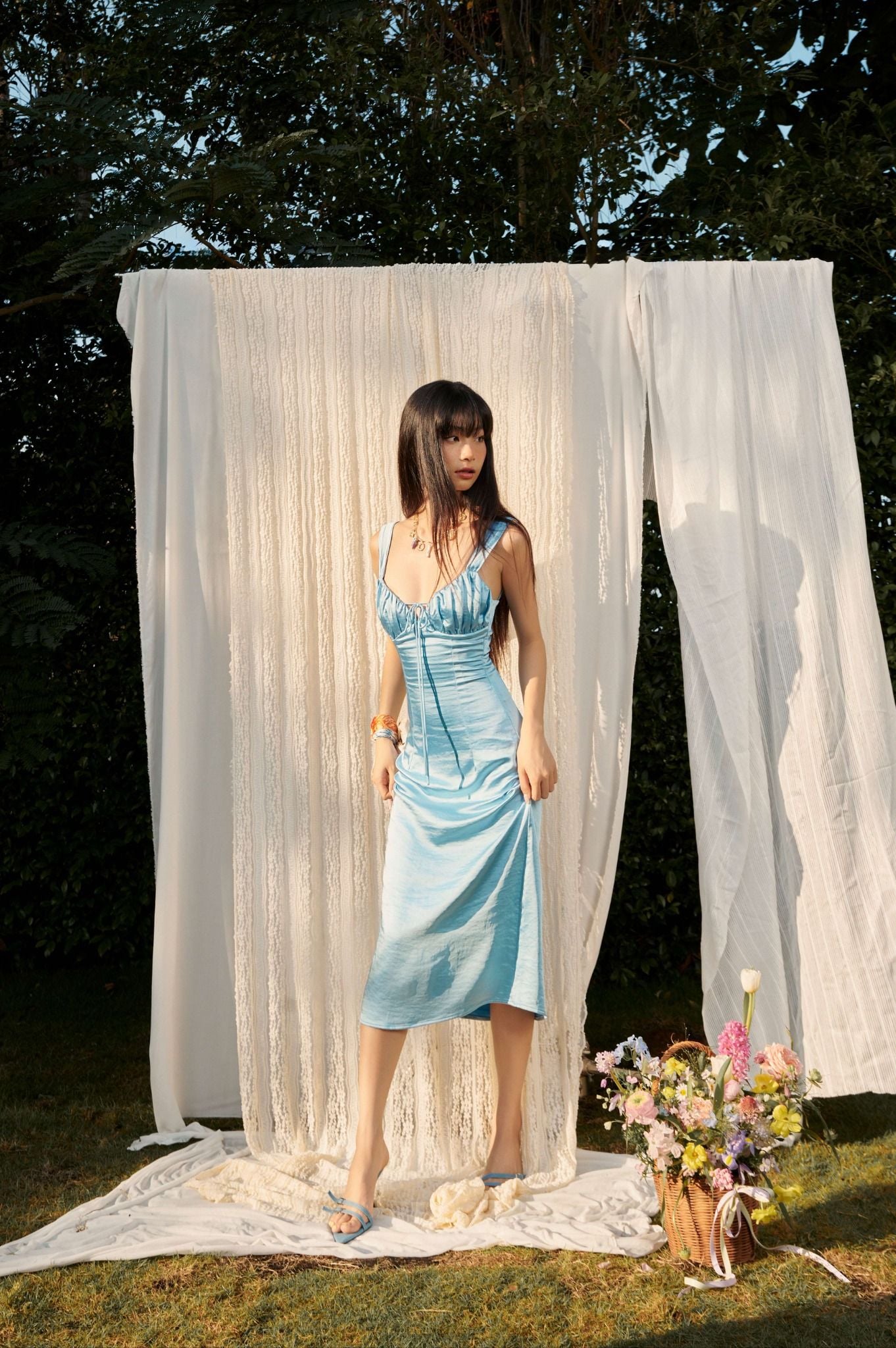 Poet Dress | Đầm Cúp Ngực Vỏ Sò