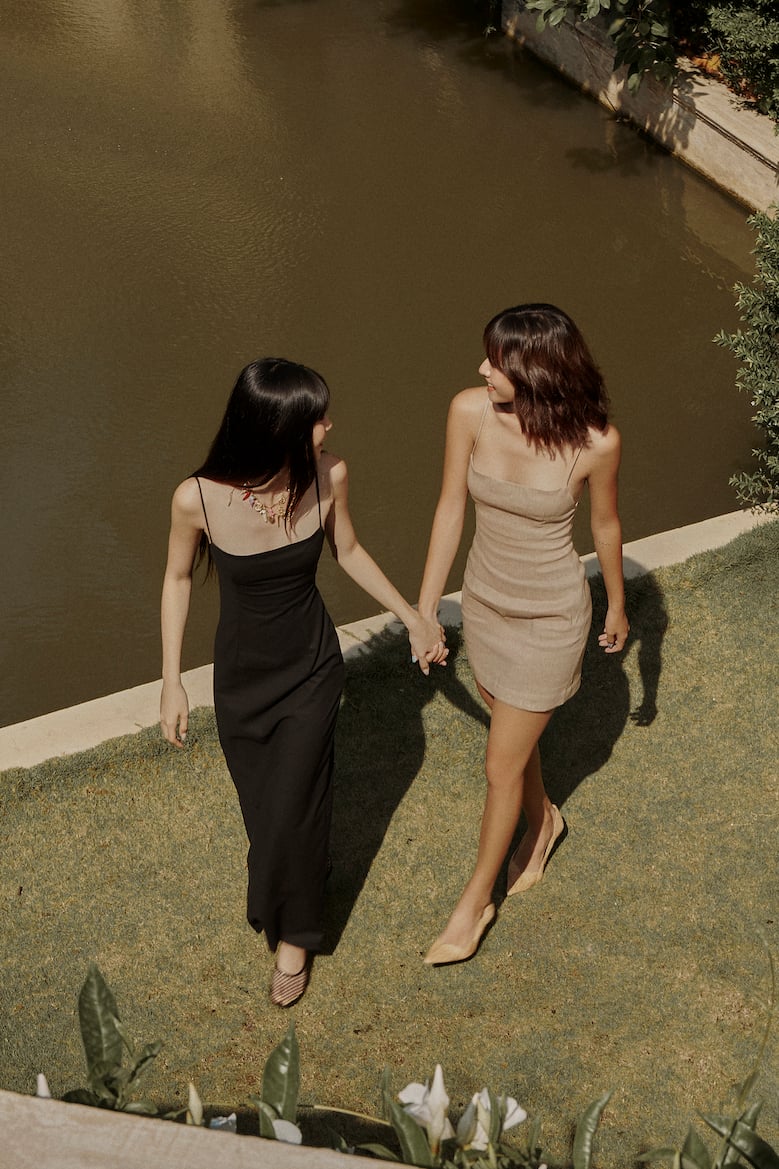 Slim Mini Dress | Đầm Linen Dáng Ngắn