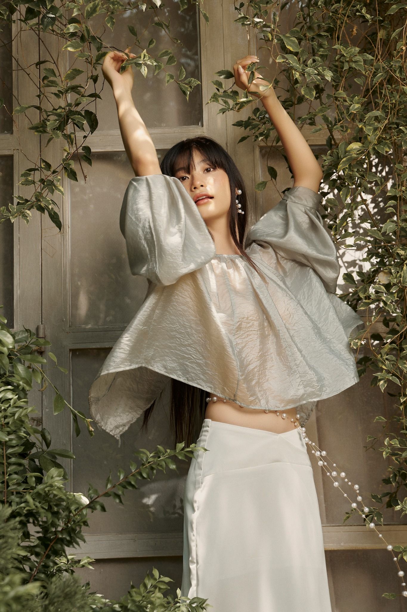 トップス L'Appartement Dolman sleeve sheer Blouse L'Appartement Dolmansleeve Sheer Blouse L'Appartement DEUXIEME