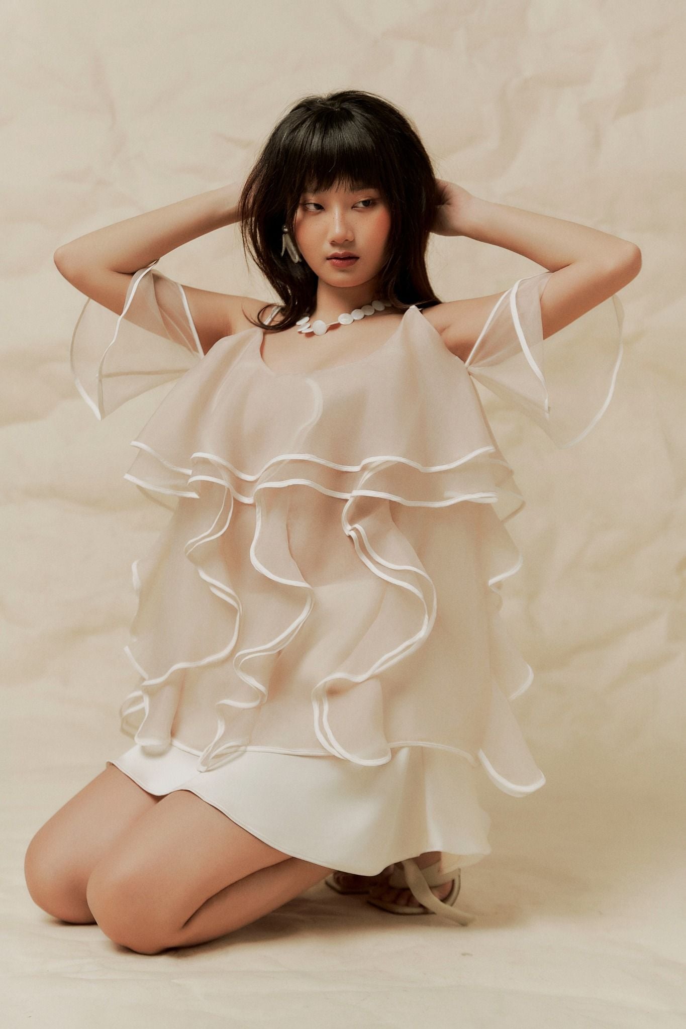 Silk Mini Skirt | Chân Váy Lụa Ngắn