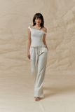 Ruffle Linen Pants | Quần Ống Rộng Viền Bèo