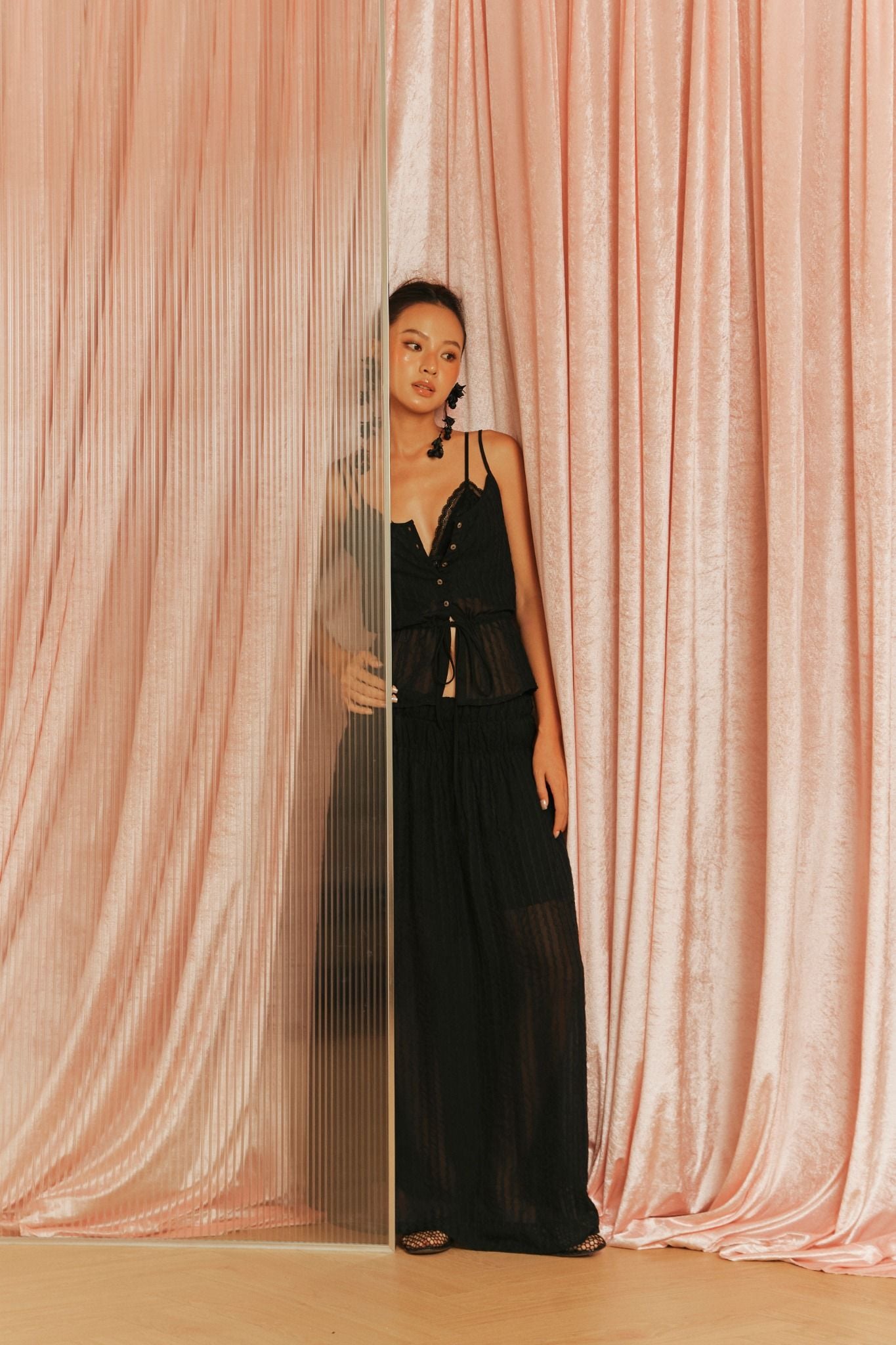 Moonflower Skirt | Chân Váy Maxi Phối Ren