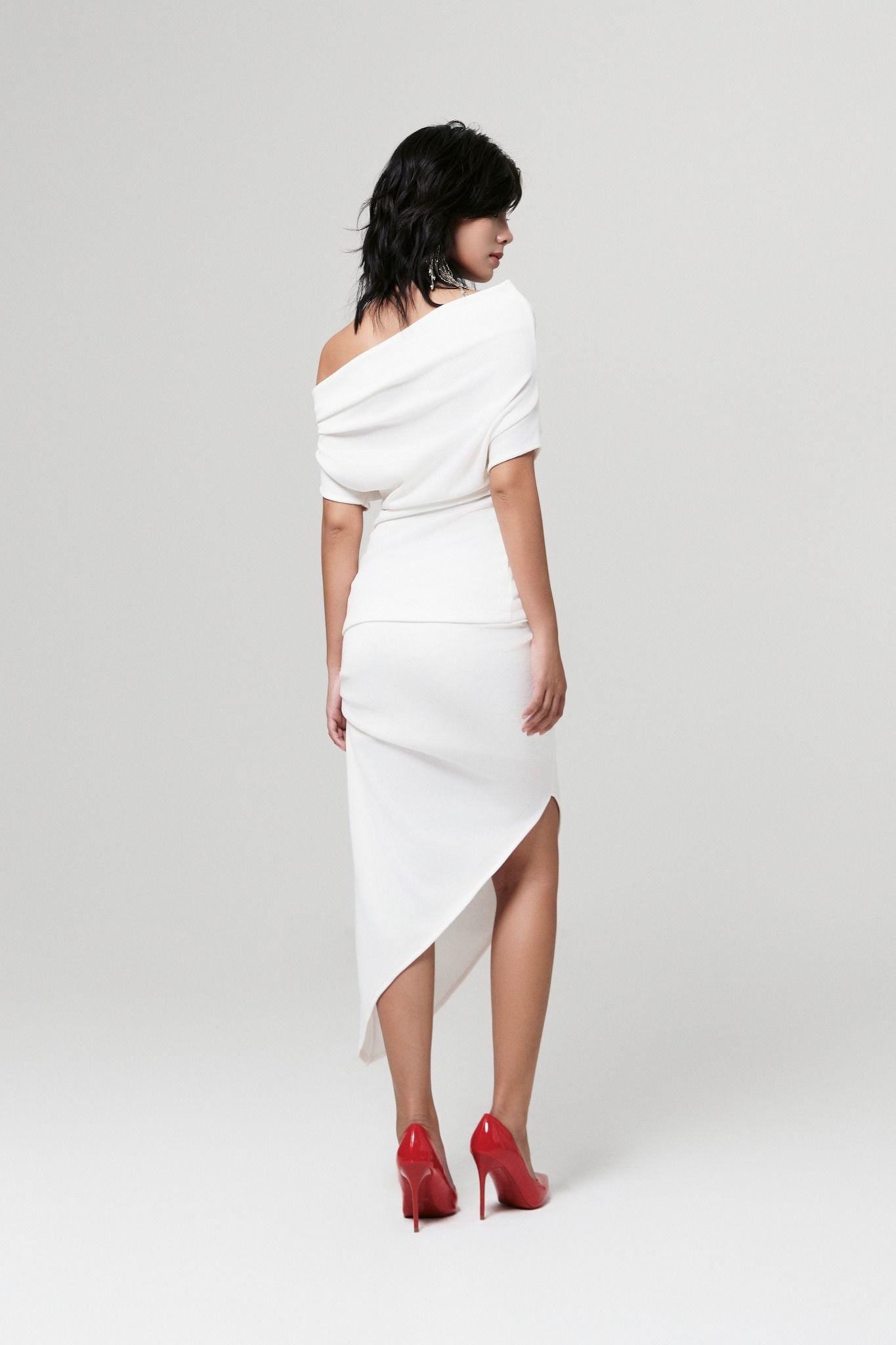 Luna Skirt | Chân Váy Vạt Xéo