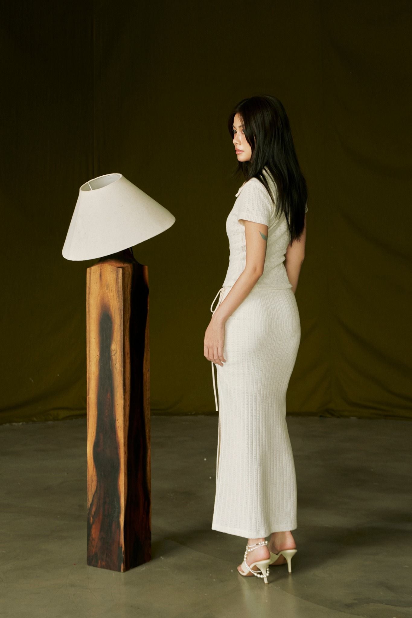 Ivory Sunset Skirt | Chân Váy Dáng Suông