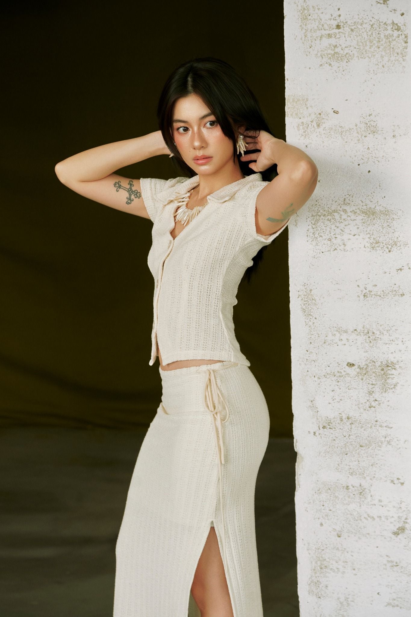 Ivory Sunset Top | Áo Dáng Ôm