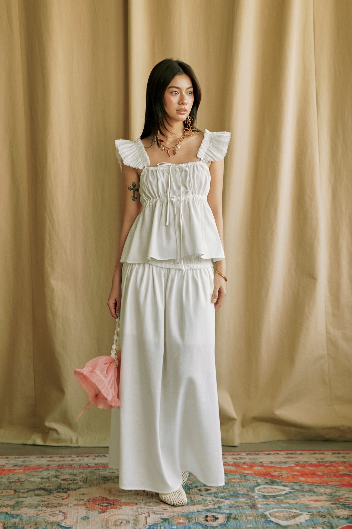 Fairy Wings Top | Áo Linen Cánh Tiên