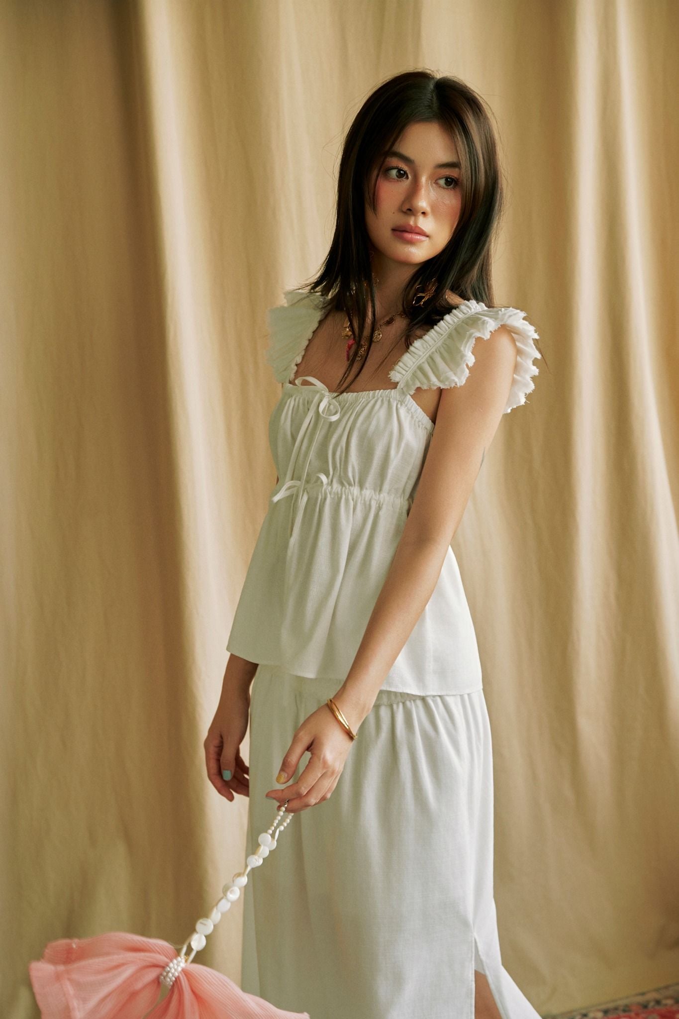 Fairy Wings Top | Áo Linen Cánh Tiên