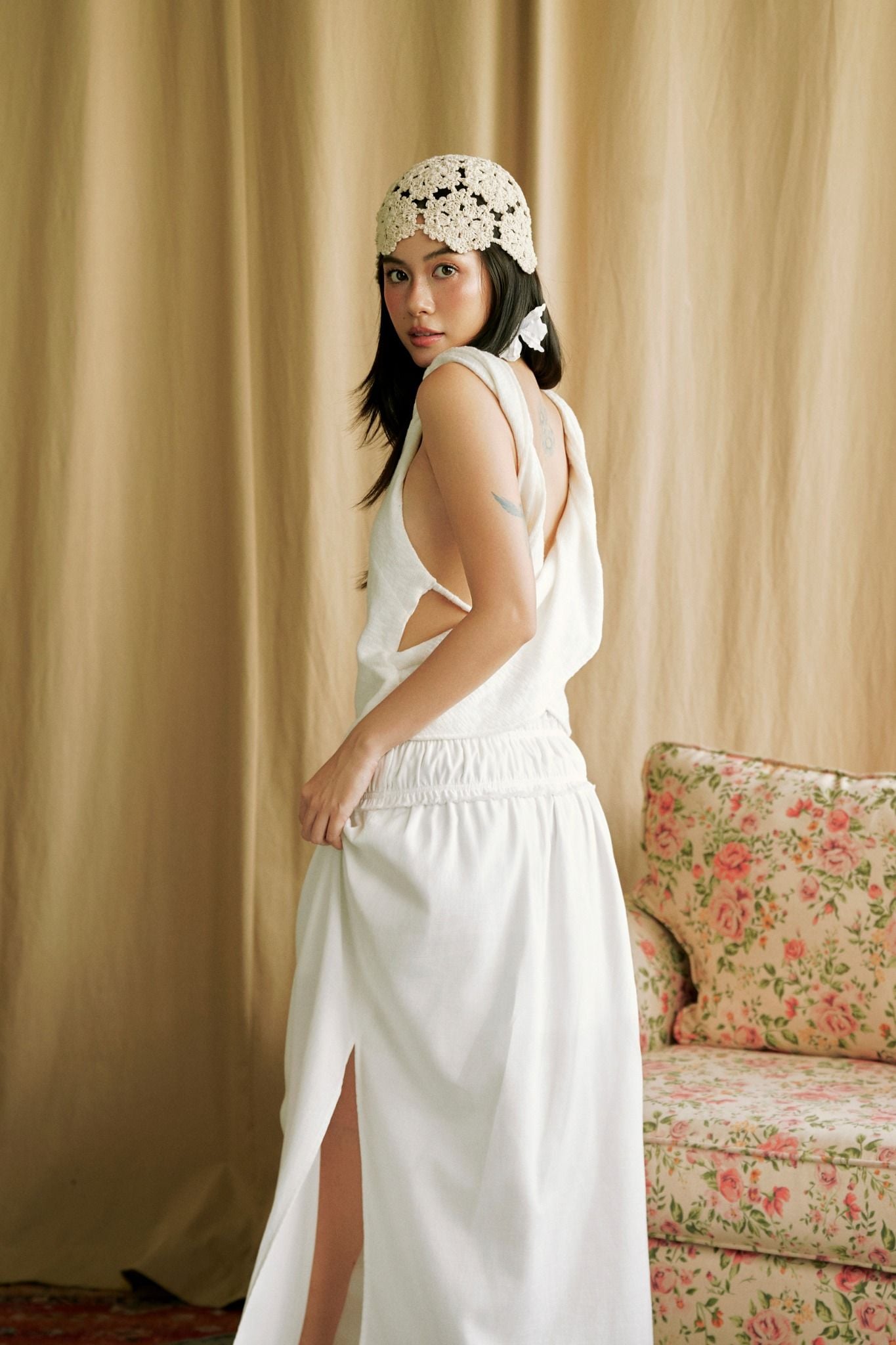 Angelic Top | Áo Yếm Xoắn Vải