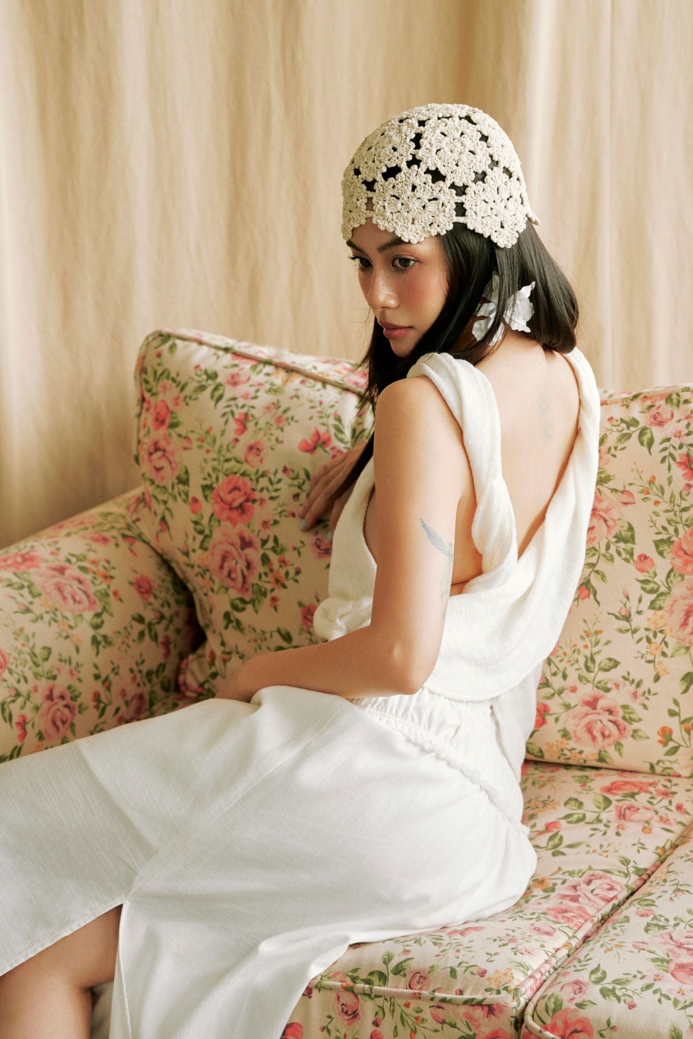 Angelic Top | Áo Yếm Xoắn Vải