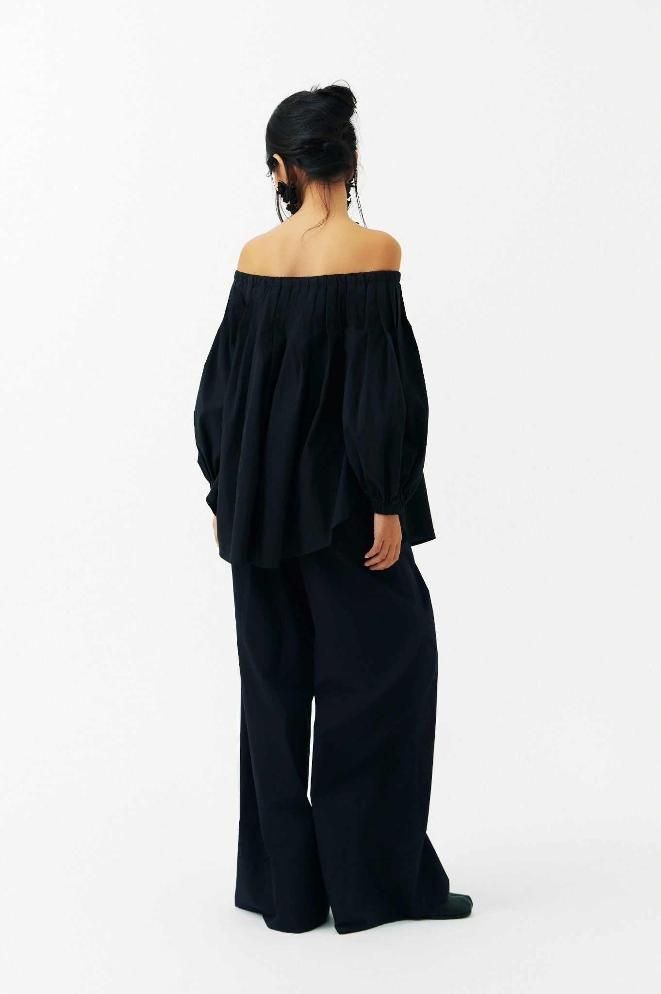 Puff Pants | Quần Ống Rộng Lưng Dún Bèo