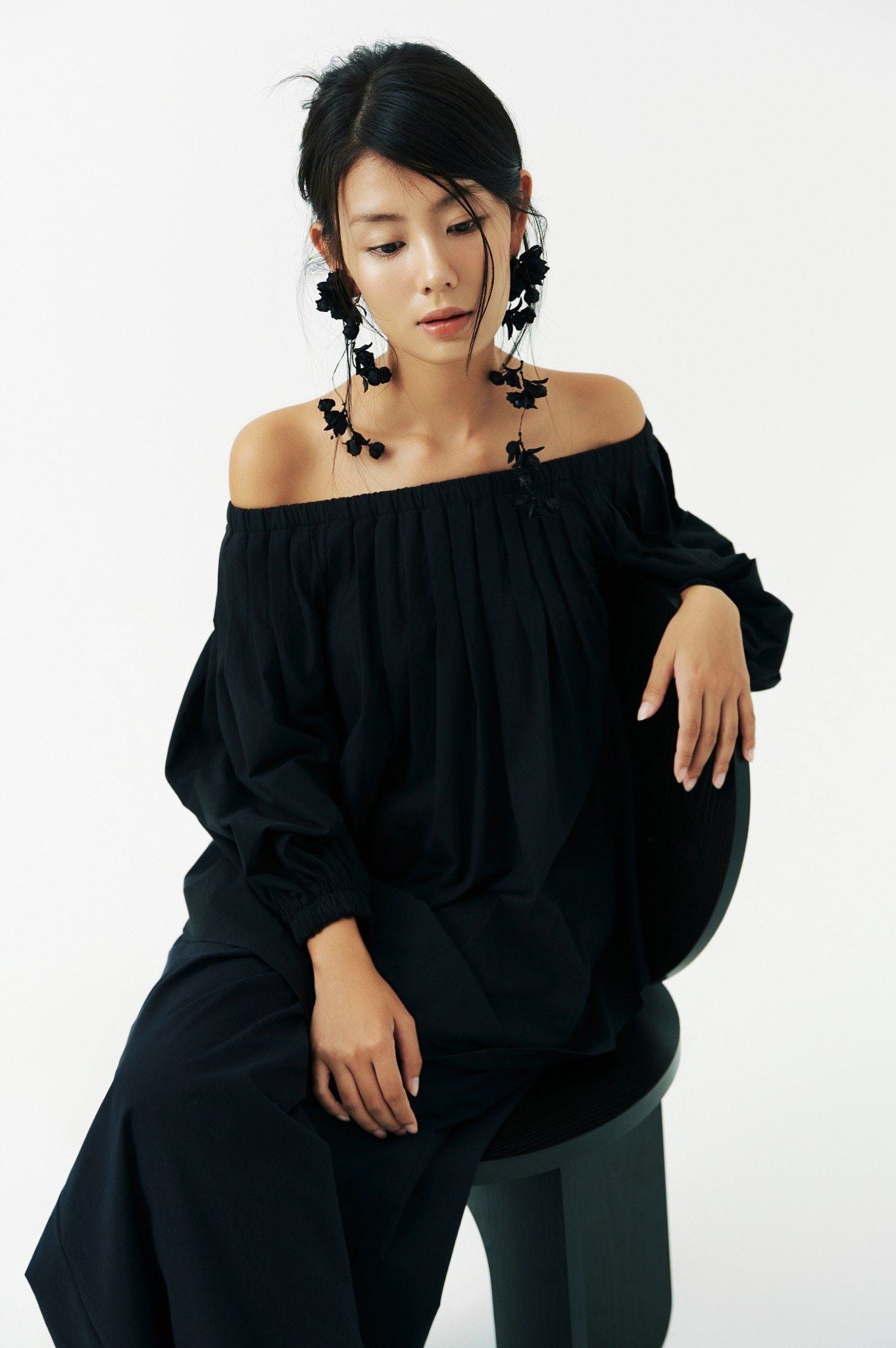 Puff Top | Áo Hở Vai Tay Phồng